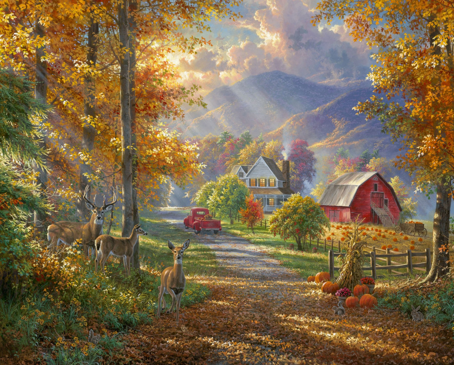 Fall Memories Fabric Panel