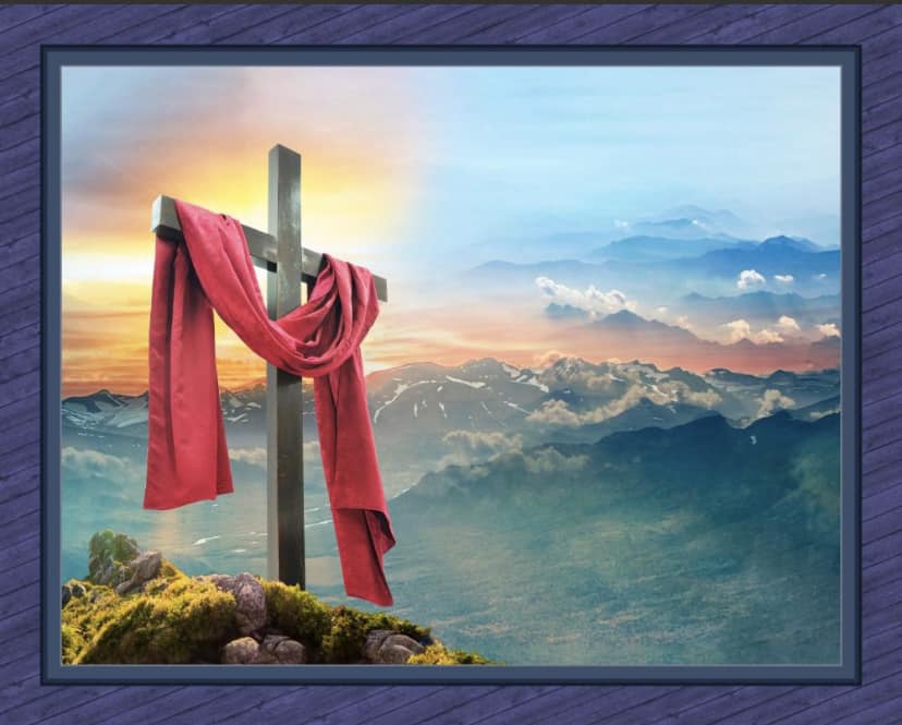 It is Finished Cross Fabric Panel