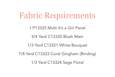 Free It's a Girl Quilt Pattern