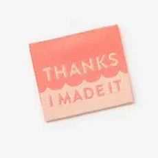 Woven Label Thanks I Made It