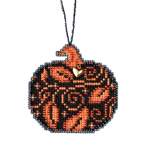 Mill Hill MH162023 Glowing Pumpkin Cross Stitch Kit