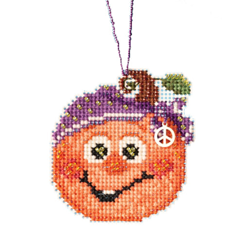 Mill Hill MH162025 Hippie Pumpkin Cross Stitch Kit
