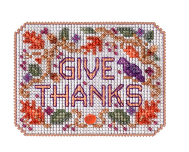 Mill Hill MH182222 Give Thanks Cross Stitch Kit