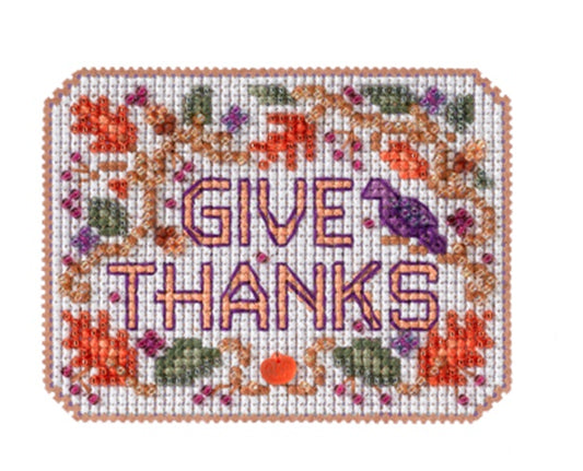 Mill Hill MH182222 Give Thanks Cross Stitch Kit