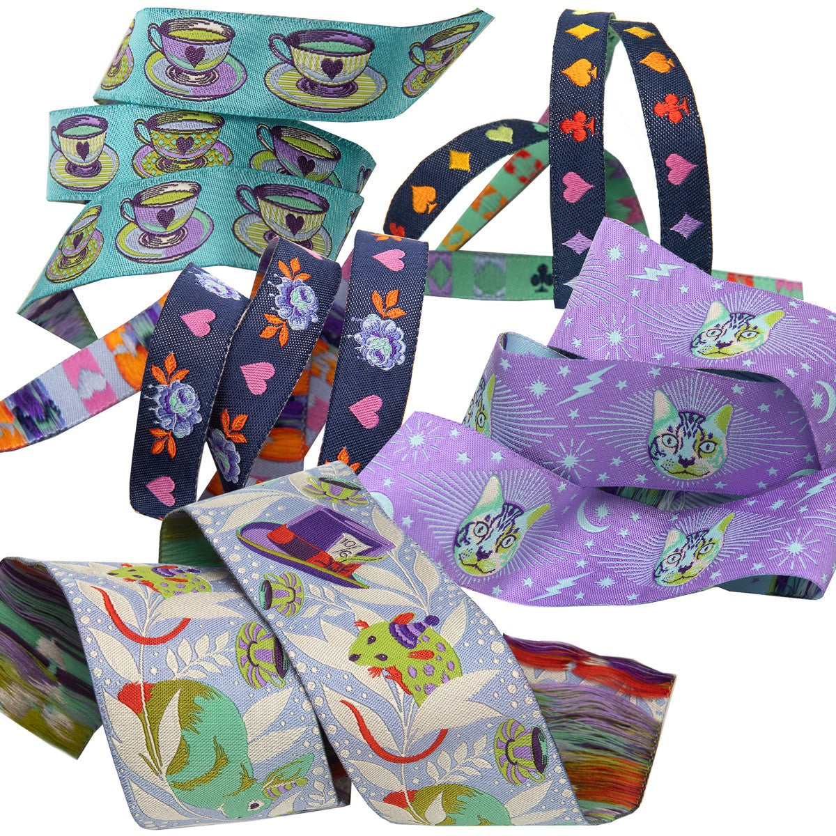 Designer Ribbon Tula Pink Curiouser Daydream Pack