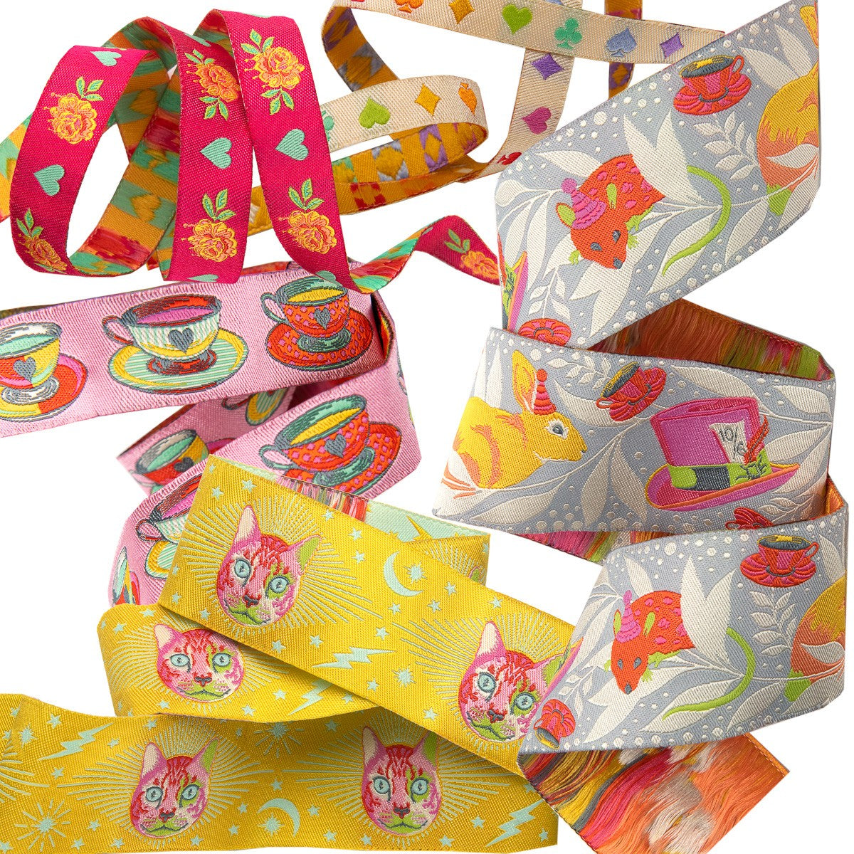 Designer Ribbon Tula Pink Curiouser Wonder Pack