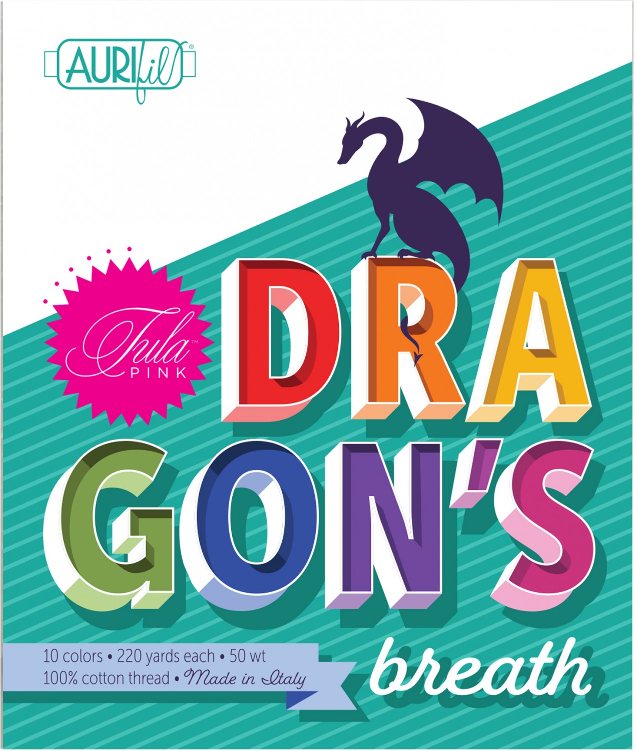 Tula Pink Aurifil Dragon's Breath Thread Set