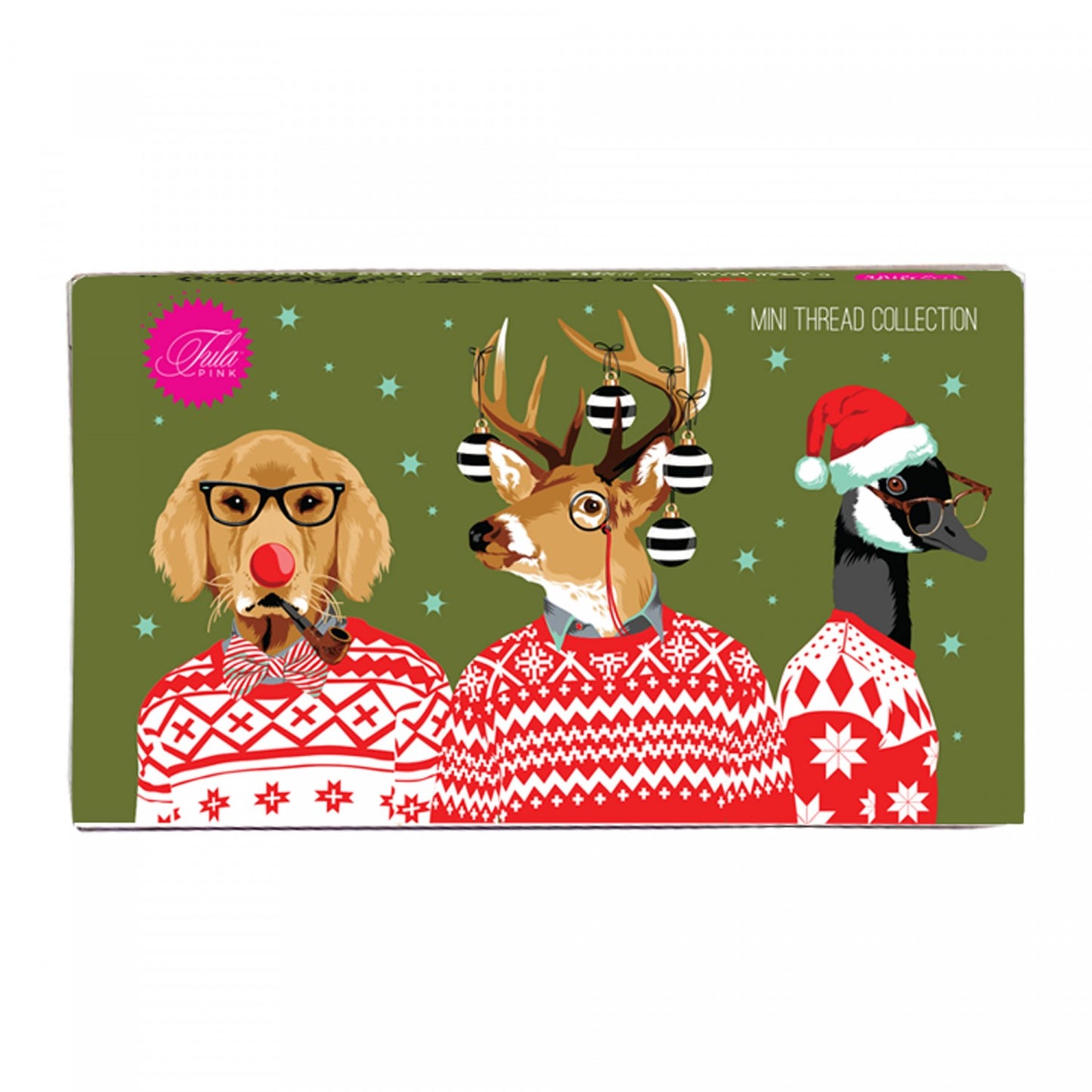 Tula Pink Holiday Homies Thread Set