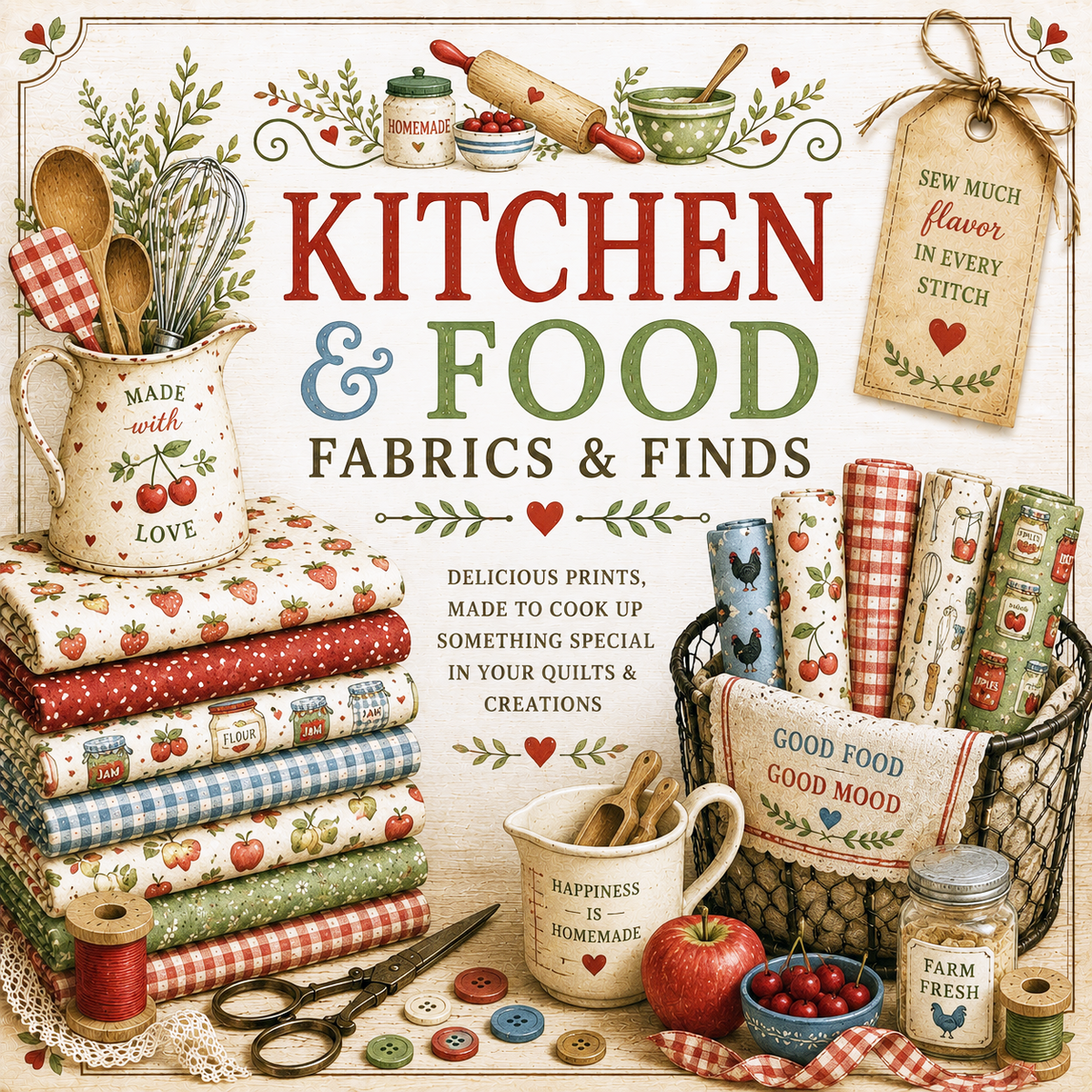 Kitchen & Food Fabric