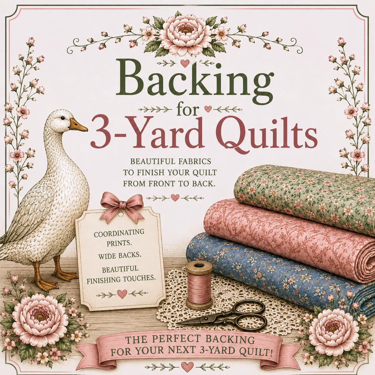 Backing for 3-Yard Quilts