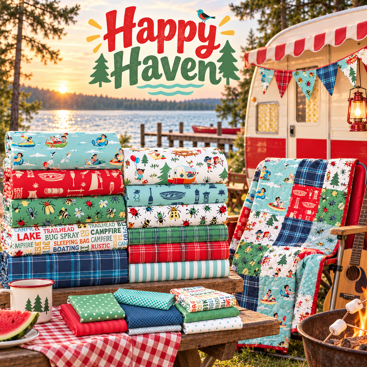 Happy Haven Fabric