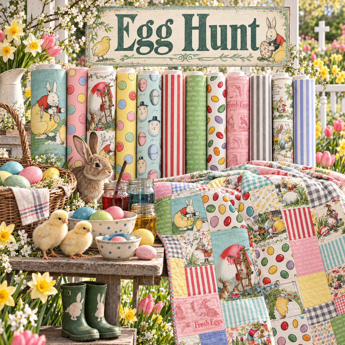 Egg Hunt Fabric Collection