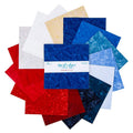 Batiks Hand-Dyes Freedom Flair 10" Squares