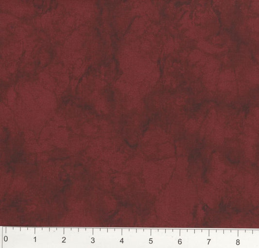 Marble Tonal Burgundy Wide Back Fabric - 3 Yards