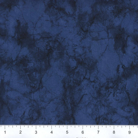 Marble Tonal Navy Wide Back Fabric - 3 Yards
