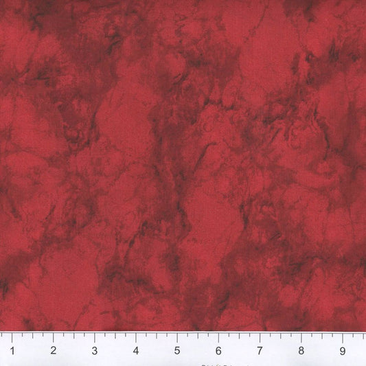 Marble Tonal Red Wide Back Fabric - 3 Yards