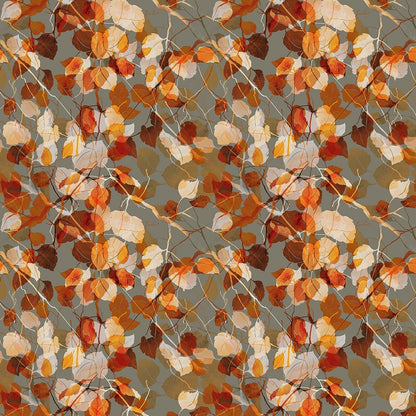 Reflections of Autumn Multi Branches Fabric - By the yard