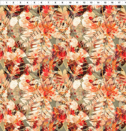Reflections of Autumn Multi Luscious Fabric - By the yard