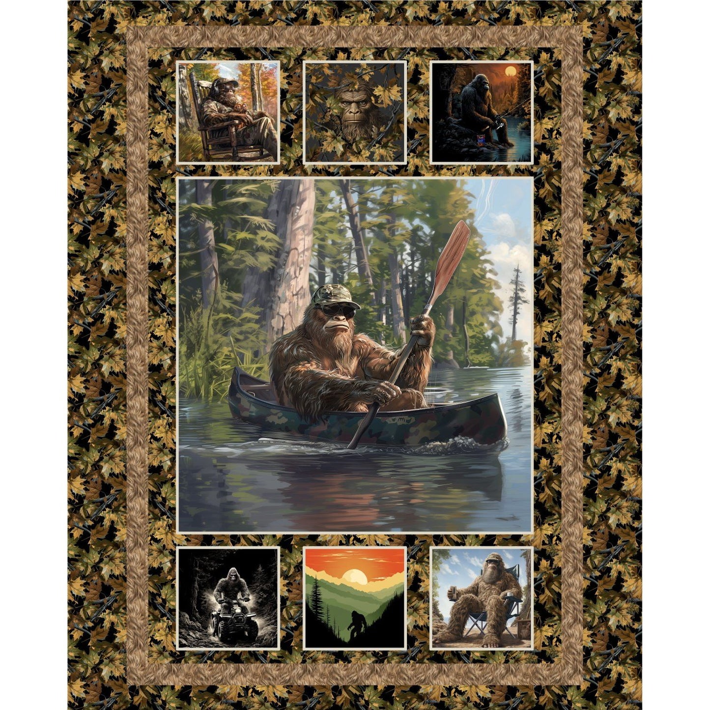 Legendary Loner Fabric Panel 36"