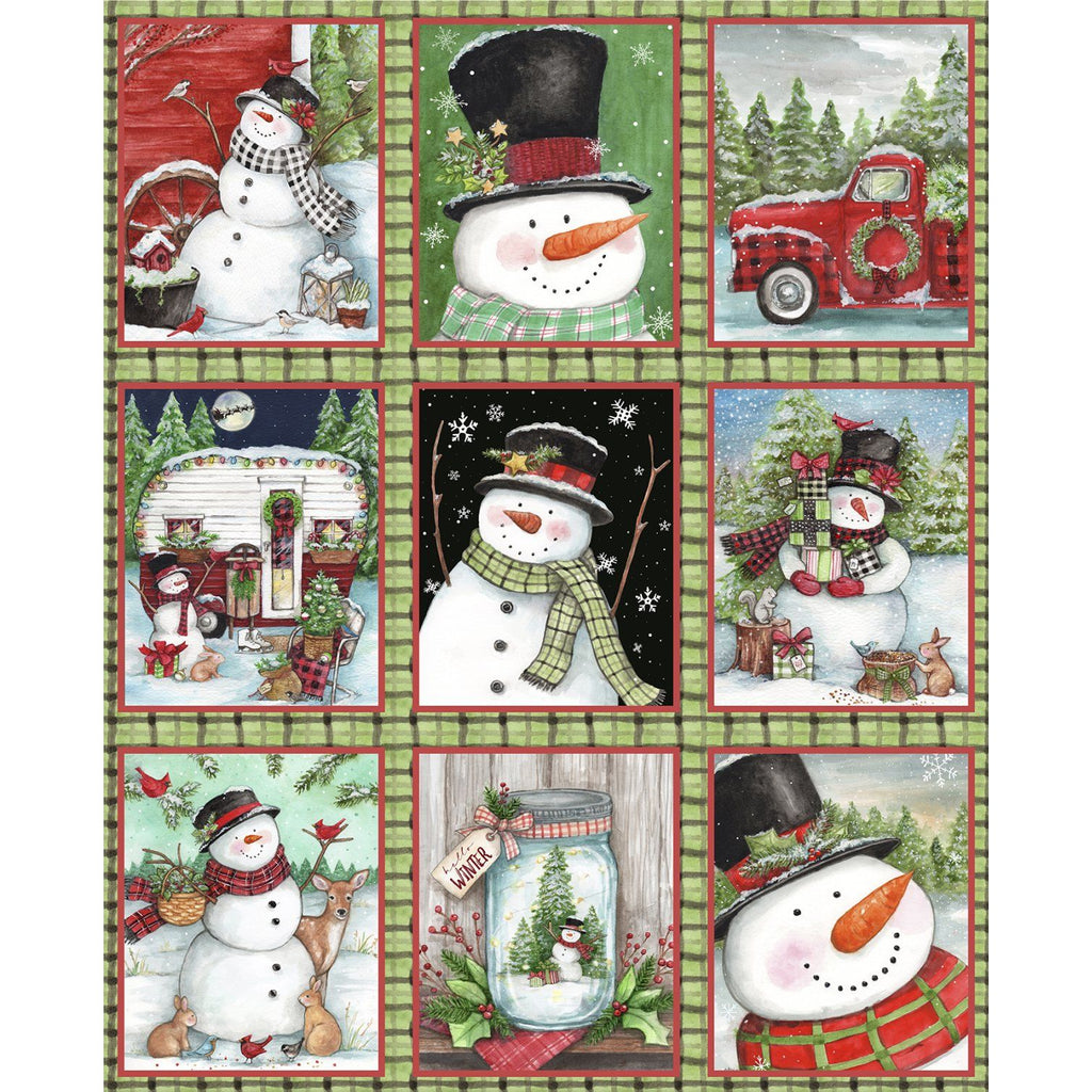 Frosty Hollow Fabric Panel