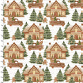 Very Merry Gingerbread Jolly Gingerbread Forest Fabric