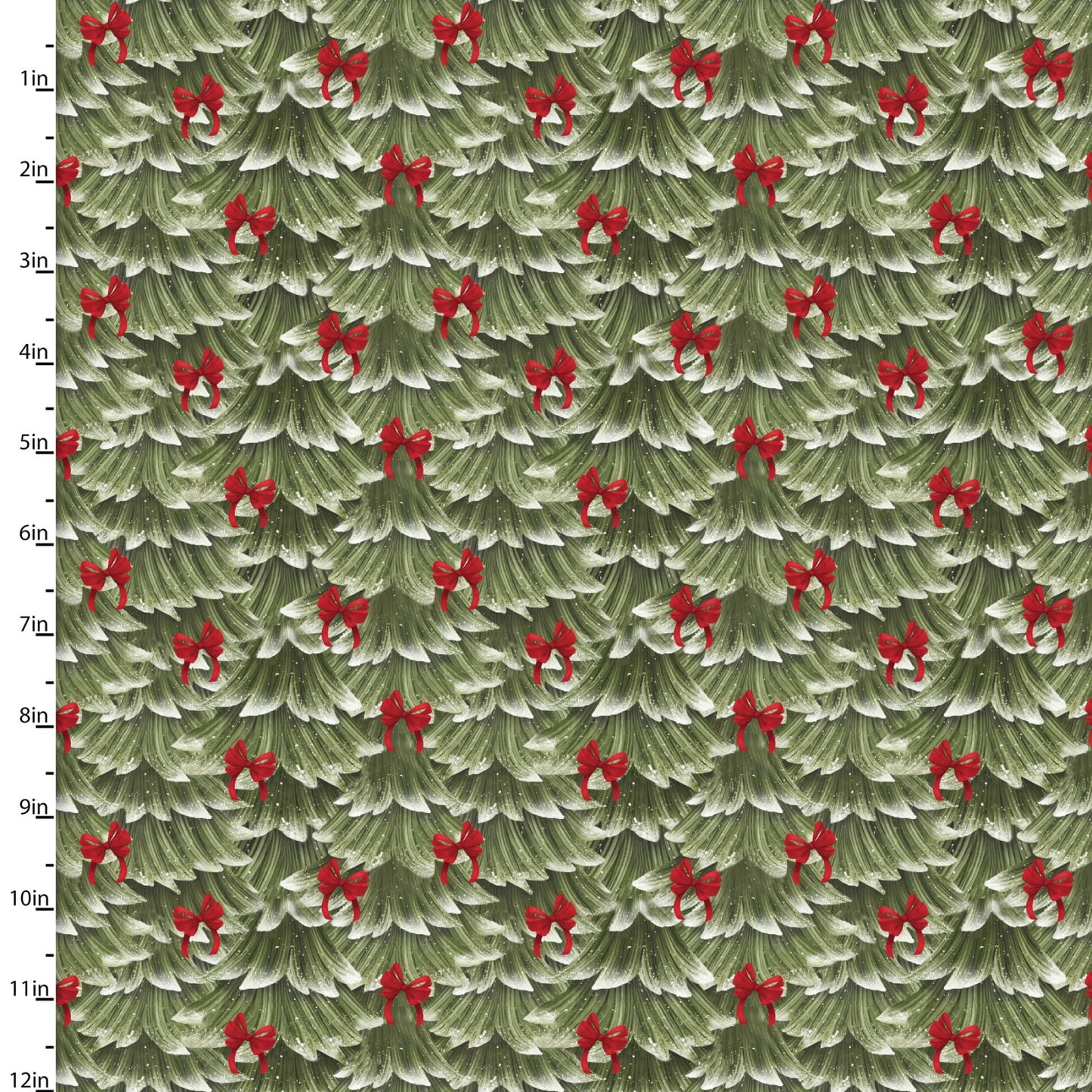 Very Merry Gingerbread Sweet Pine & Bows Fabric - By the yard