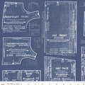 Wide Back Sew Journal 18-Inch Doll Pattern Denim 3-Yard Package