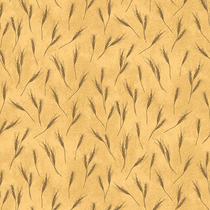 Autumn Vibes Wheat Toss Corn Fabric - By the yard