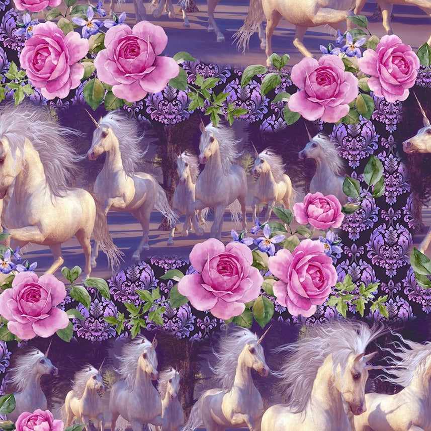 Unicorns Running Multi Fabric - By the yard
