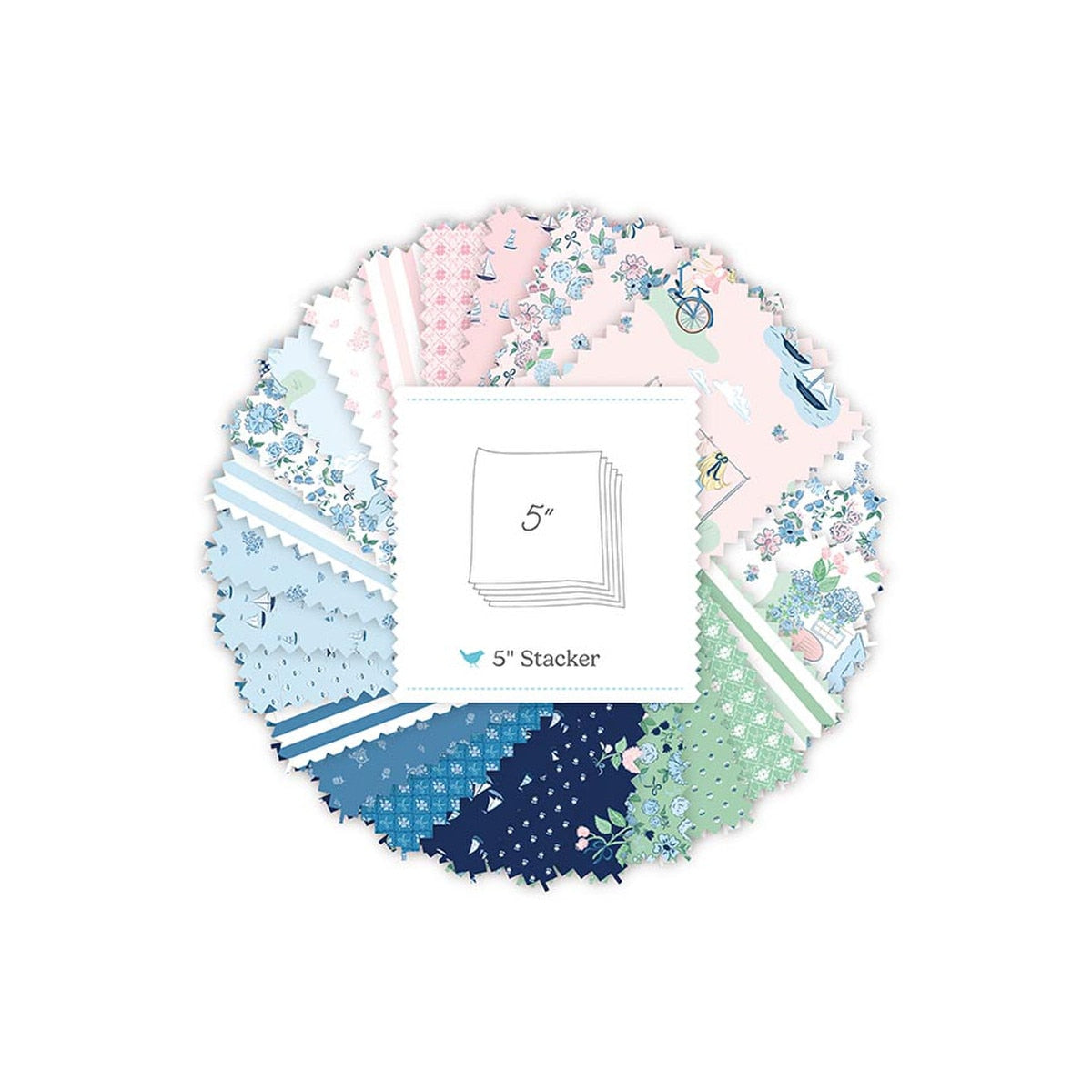 Coastal Dreams 5-inch Stacker by Tasha Noel for Riley Blake Designs