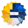 Batiks Hand-Dyes Tuscan Blue 5" Squares