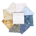 Batiks Express Yourself! Holiday Sparkle Silver & Gold 5" Squares B