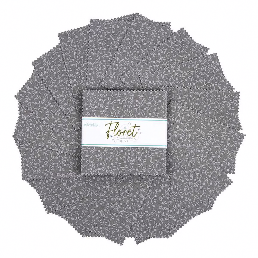Floret Gray 5" Stacker