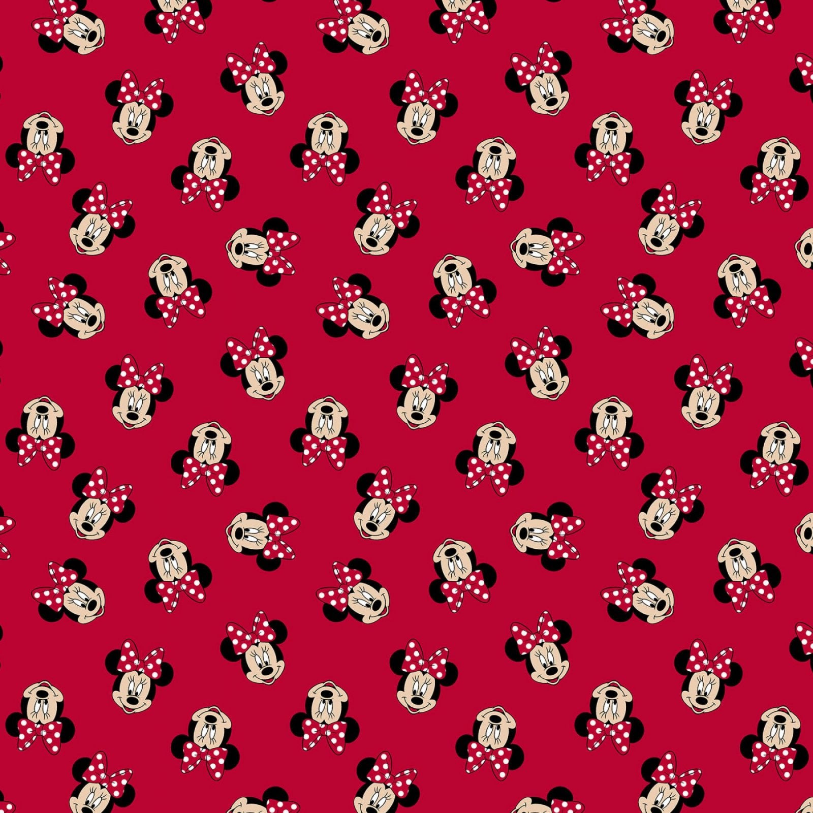 Disney Minnie Mouse Heads Toss Fabric by the Yard - 65625