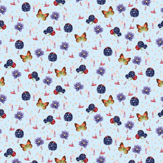 Minu and Wildberry Large Berries Fabric - By the yard
