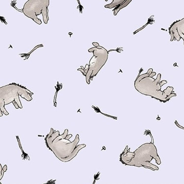 Classic Winnie the Pooh Eeyore Donkey Fabric - By the yard