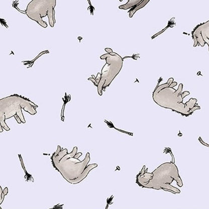 Classic Winnie the Pooh Eeyore Donkey Fabric - By the yard