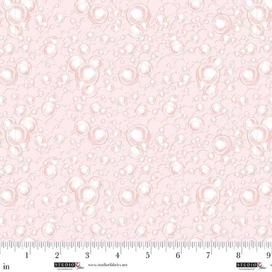 Bathing Bonnies Bubble Bath Blush Fabric by Beth Reed for Studio E Fabrics