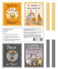 Haunted Acre Wood 36 Inch Trick or Treat Bags Fabric Panel - 9141P-35
