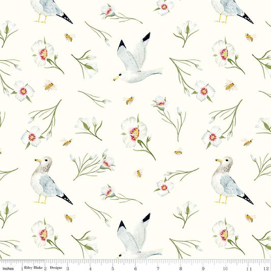 The Beehive State Main Cloud Fabric - By the yard