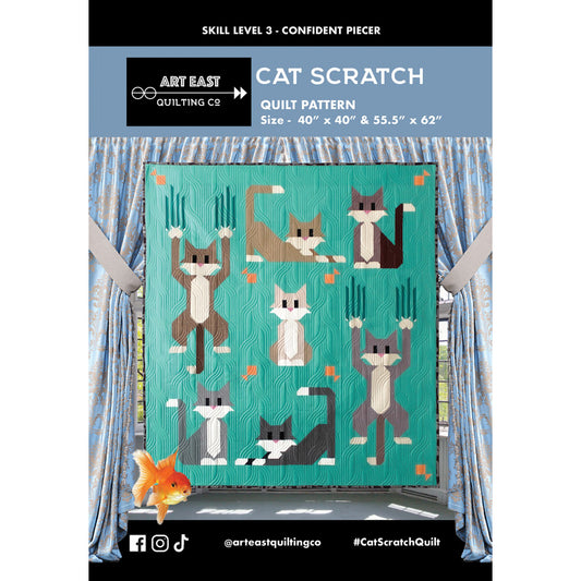 Art East Cat Scratch Quilt Pattern