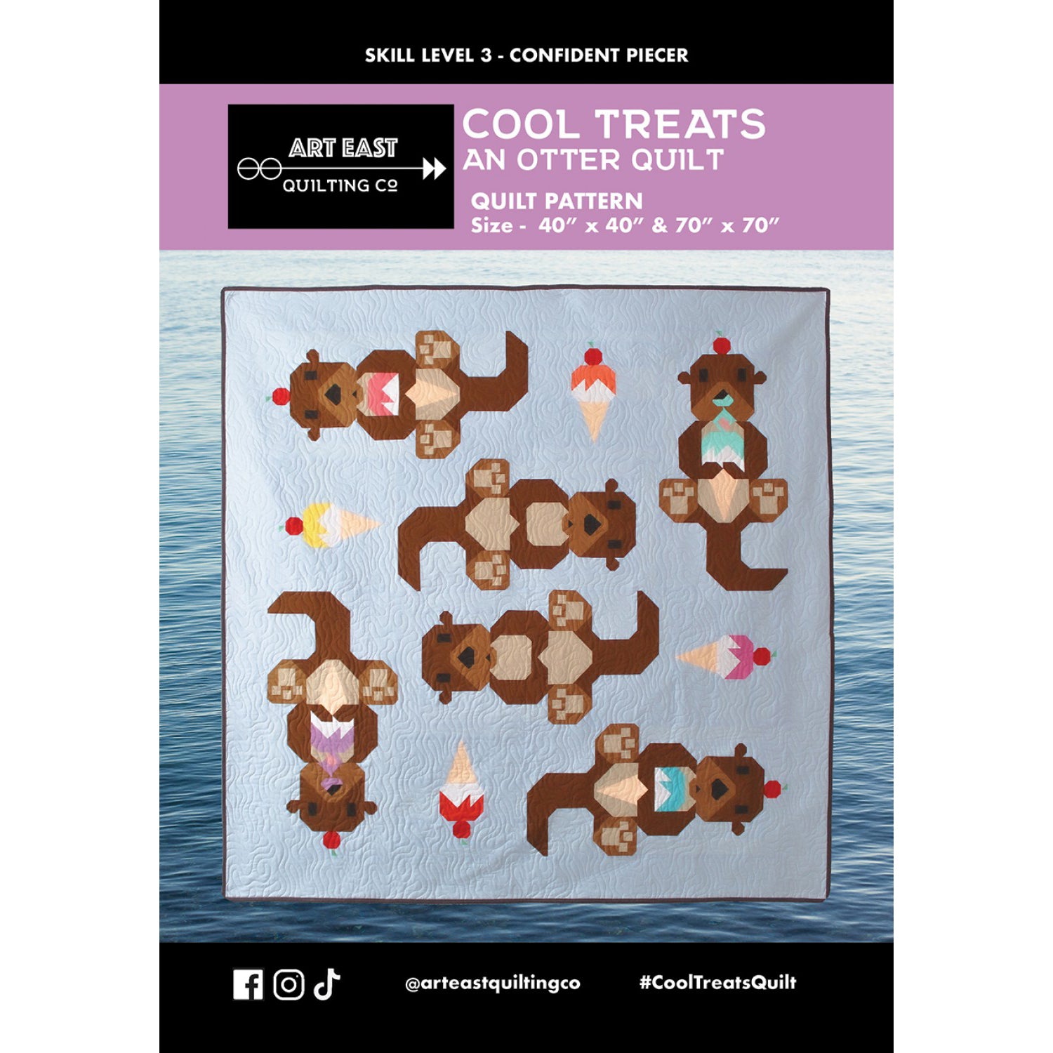 Art East Cool Treats An Otter Quilt Pattern