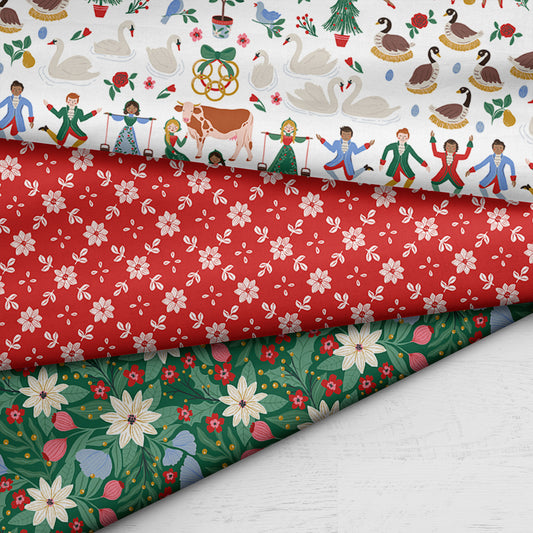 3 Yard Fabric Bundle A Pear-fect Christmas #1