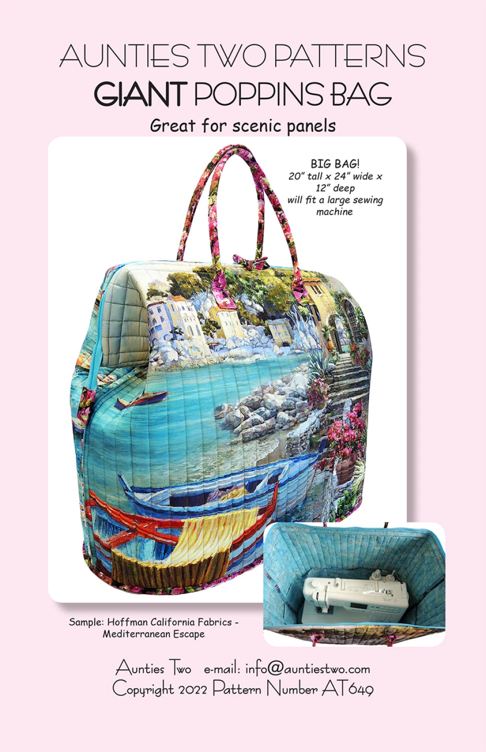 Giant Poppins Bag Pattern
