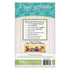 Shabby Fabrics A Year in Words Pillows 6 - Garden - June - Pillow Pattern