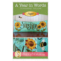 Shabby Fabrics A Year in Words Pillows 8 - You Are My Sunshine - August - Pillow Pattern