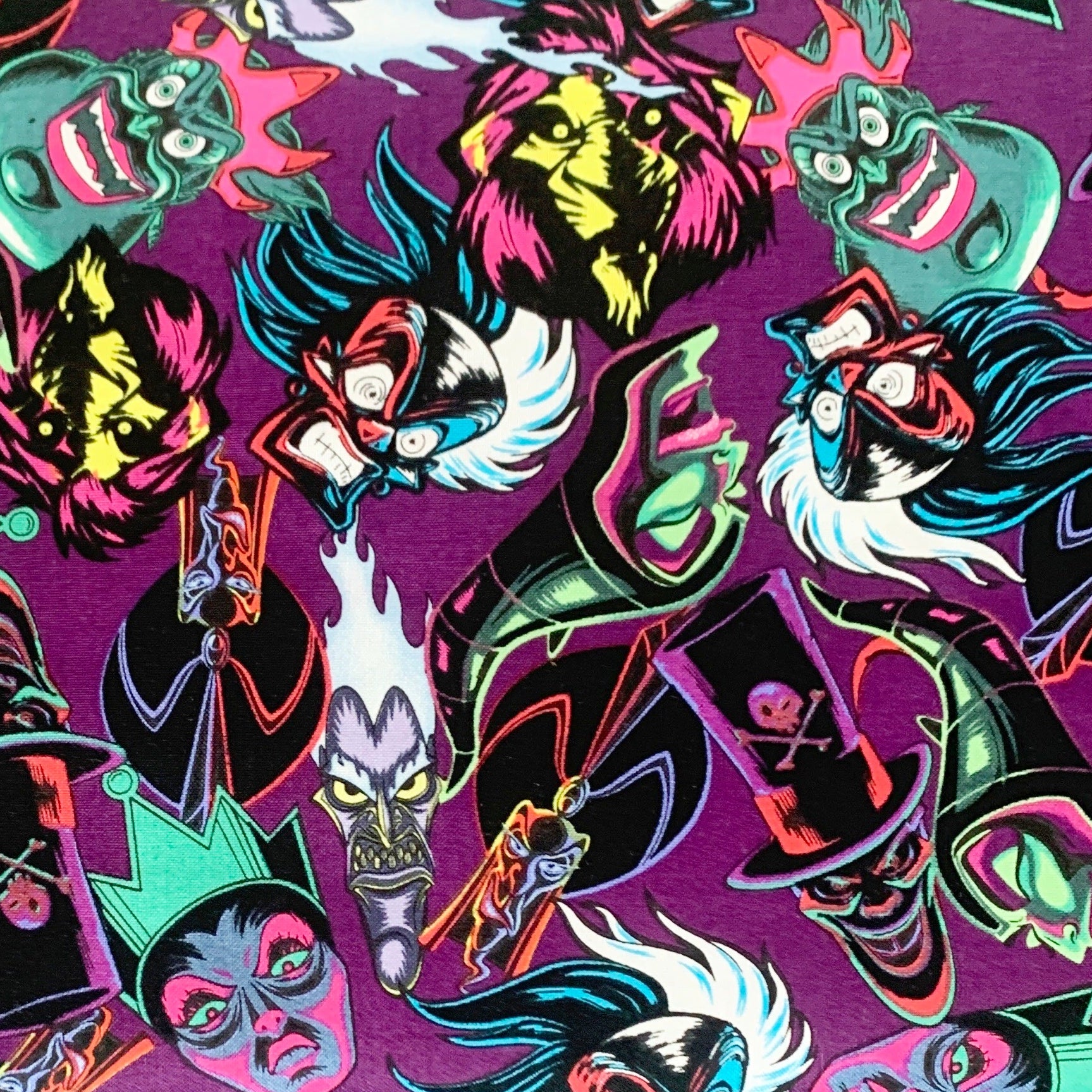 Disney All Villains Fabric