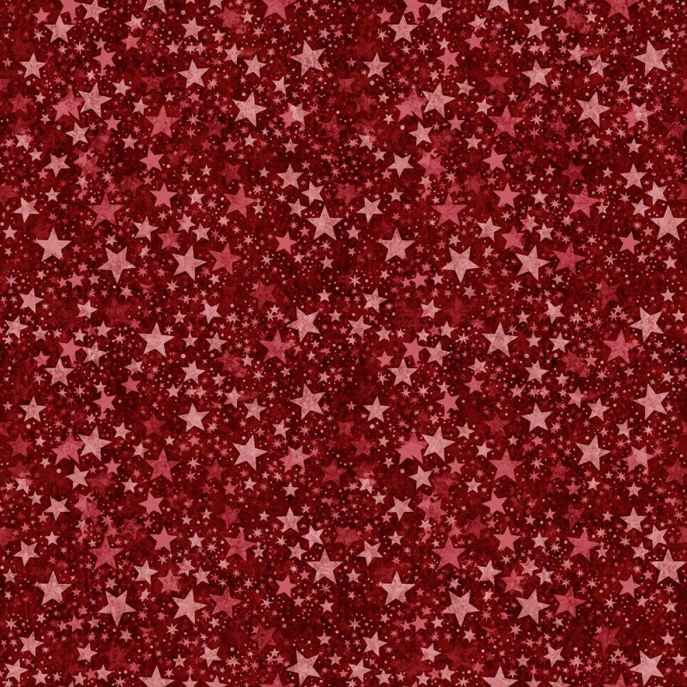 American Freedom Stars Red Fabric