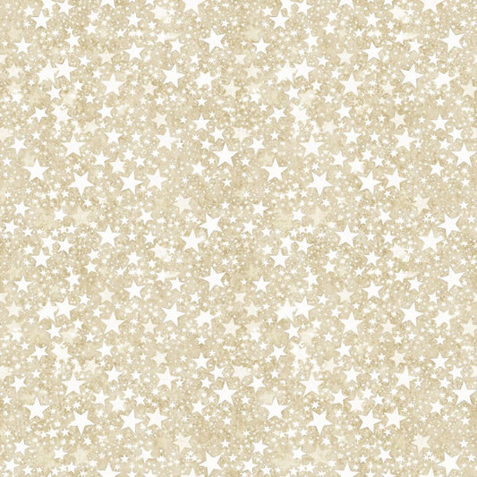 American Freedom Stars Parchment Fabric - By the yard