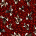 American Freedom Eagle Flight Red Fabric